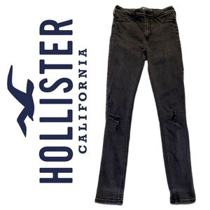 Black hollister high rise skinny jean jegging